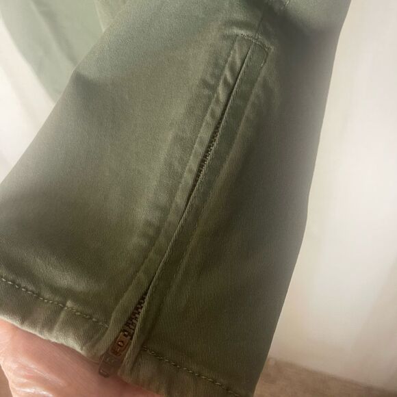 Talbots olive green‎ signature pants ankle zipper, size 6 - Picture 5 of 12